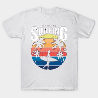 Surfing Hawai , lover surf ocean beach T-Shirt